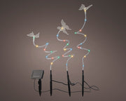 Palo solare leggero in plastica stabile 160 cm