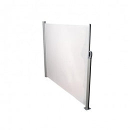 Tenda laterale in tessuto grigio cm300x140