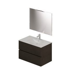 Composizione bagno da 80 colore Fango H54x81x46cm