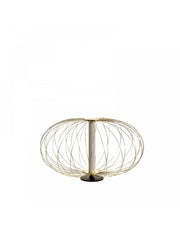 Lampada da tavolo LED in metallo oro Mizar STS