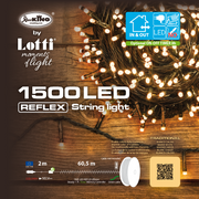 Catena lineare 1500 LED TRADITIONAL 60,5m in bobina