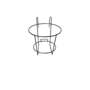 Fioriera balcone nera 22cm