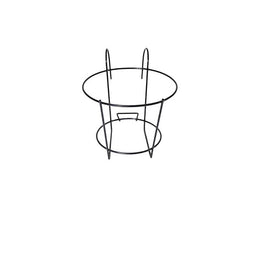 Fioriera balcone nera 22cm