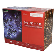 Luce filo 500 led bianco caldo luce fissa cm1000 al. fissa uso esterno