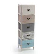 Cassettiera moderna multiuso bagno cucina anticata cm 97 h