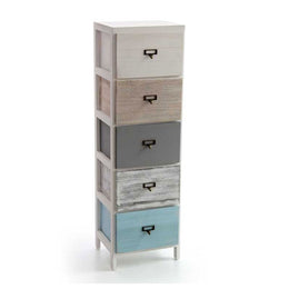 Cassettiera moderna multiuso bagno cucina anticata cm 97 h