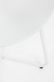 Tavolino Wissant Bianco D40 in metallo