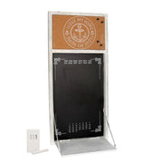 Lavagna calendario con mensola e gessetto cm30x65x3,5-20