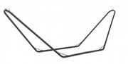 Supporto amaca in acciaio Antracite 300x80x h100 cm iperbriko