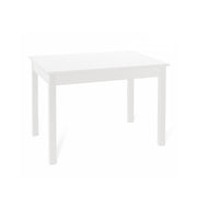 Tavolo pranzo allungabile interamente legno nobilitato cm 90x160-200 bianco