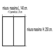 ECCO MAGNET 140X250 NERO RIDUCIB