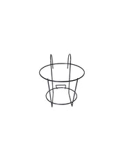 Fioriera balcone nera 22cm