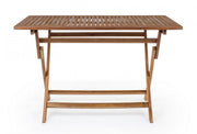 Tavolo da giardino Pieghevole Rettangolare 120x70x h73 cm