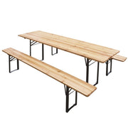 Set birreria composto da tavolo 80x200 cm. e 2 panche Verdelook