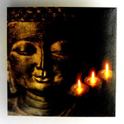 Quadro led buddha cm40x2,3x40
