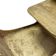 Pappagallo resina oro verde cm12x38x6