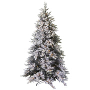 Albero tallinn innevato 851 rami 230 LED verde cm ø97h180