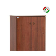 Armadio scarpiera Noce Antico in legno nobilitato 2 ante/4 ripiani 130x71x38