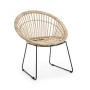 Poltrona rustica Cayes naturale