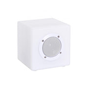 Lampada  da Giardino a LED Cubo Speaker in Polietilene 15x15cm