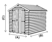 Casetta Da Giardino Darwin 6X4 C/Fin.Front. Marrone Keter