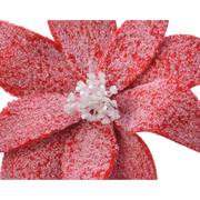 Fiori natale innevati assortiti Ø29 cm