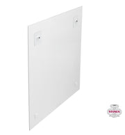 Stampa su vetro 60x60 cm con tela multicolor