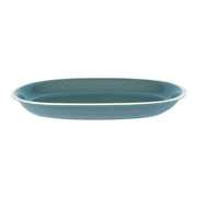 Othello blue cream oval plate cm36x25,5h4,5
