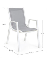 Sedia C-Br Pelagius Bianco Yk11