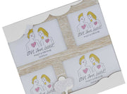 Portafoto family serie gently rs-1118 cm. 26 x 26