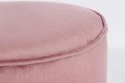 Set combinato moderno tavolino-pouf Annika rosa antico