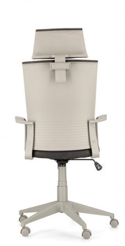 Poltrona ufficio tessuto nero Gordon