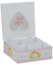 Scatola potathe sweet home ld-7034 cm. 18 x 18 h 7