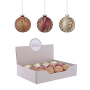 Pallina sfera natalizia in vetro Colori Assortiti 8 cm pz 1