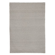 Tappeto da esterno grigio in fibra sintetica lavorato a mano 230x350