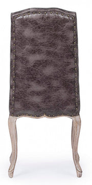 Sedia classica legno tessuto Diva cm 51 x 53 x 99