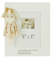 Portafoto dream princesses bianco sd-0843 cm. 24 x 2,5 x 29