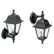 Applique Up & Down E27 In Resina  linea devil  nero