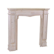 Camino legno sbiancato cm 108x21