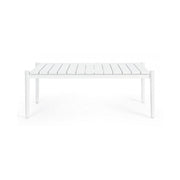 Tavolino Calypso bianco 110x60 cm