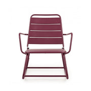 Sedia a dondolo bordeaux bizzotto lillian