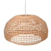 Lampadario rattan naturale con attaccocm ø50h30
