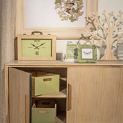 Orologio da tavolo in legno cm 36 x 25