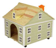 Cuccia maxi shabby chic smontata wk-0956 cm. 80 x 88 h 45/83