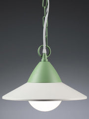 Sospensione in alluminio e metallo, diffusore opalino, 20W, 2050 lumen, classe F, 3000°K - 4000°K - 6500°K bianco