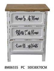 Cassettiera Breslavia 3 cassetti cm50x38xh70