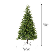 Albero di Natale Allison pine H 240 x ø 152 cm