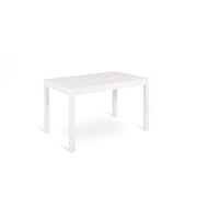 Tavolo allungabile in melaminico bianco 130/210x80x76h cm