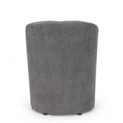 Poltrona in legno e tessuto Antracite BELIZE 64,5x63x h76 cm