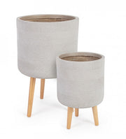 Set2 Vaso Rigo To Treppiede Beige